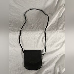 Maje Small Black Crossbody Bag With 3 Compartments